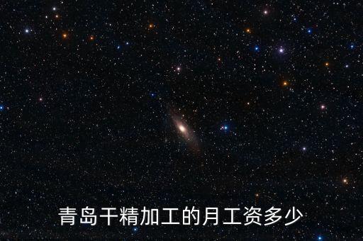 青島干精加工的月工資多少