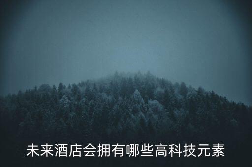 未來酒店會擁有哪些高科技元素