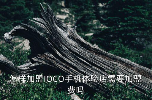 怎樣加盟IOCO手機(jī)體驗(yàn)店需要加盟費(fèi)嗎