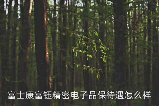 煒呈智能電力科技怎么樣，富士康富鈺精密電子品保待遇怎么樣