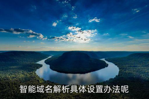 智能域名解析具體設置辦法呢