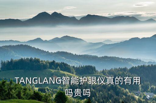 TANGLANG智能護(hù)眼儀真的有用嗎貴嗎