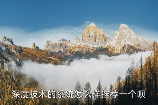 深度技術(shù)的系統(tǒng)怎么樣推薦一個(gè)唄