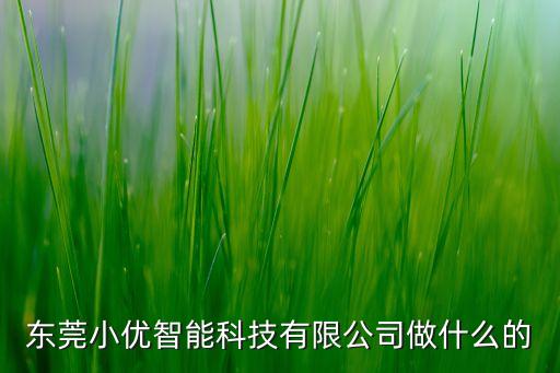 小優(yōu)智能科技是什么，小優(yōu)機器人的介紹