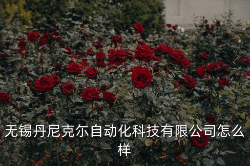 無(wú)錫丹尼克尓自動(dòng)化科技有限公司怎么樣
