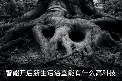 智能開啟新生活浴室能有什么高科技