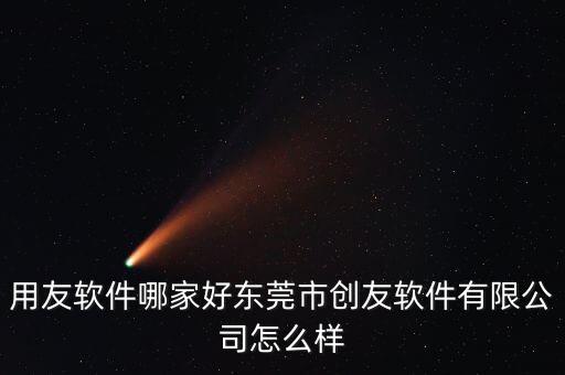 用友軟件哪家好東莞市創(chuàng)友軟件有限公司怎么樣