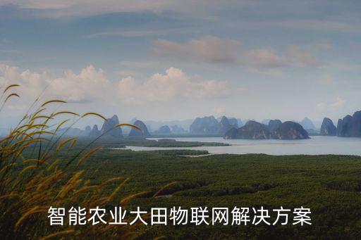 智能農(nóng)業(yè)大田物聯(lián)網(wǎng)解決方案