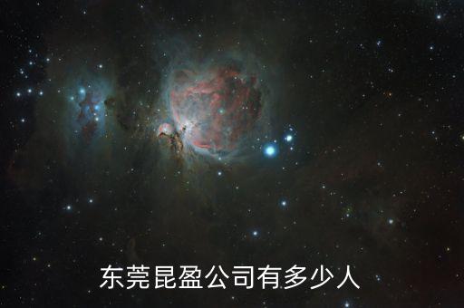 元化智能科技多少人，東莞昆盈公司有多少人