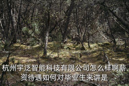 宇鋒智能科技怎么樣，杭州宇泛智能科技有限公司怎么樣啊薪資待遇如何對畢業(yè)生來講是