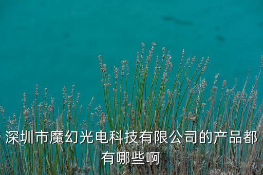 深圳市魔幻光電科技有限公司的產(chǎn)品都有哪些啊