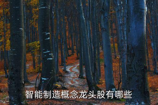 智能制造概念龍頭股有哪些