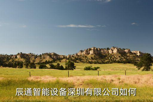 辰通智能設備深圳有限公司如何