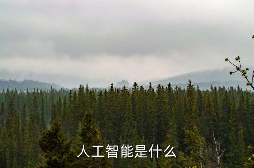 人工智能是什么