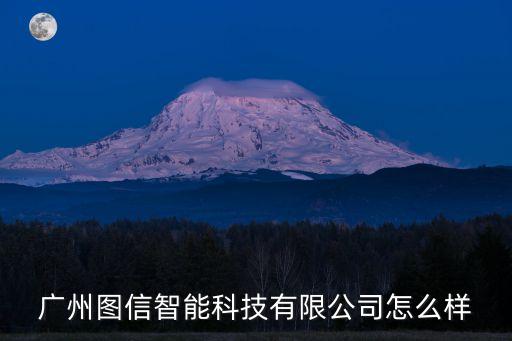 廣州圖信智能科技有限公司怎么樣