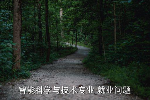 智能科技類是什么專業(yè)，智能科學(xué)與技術(shù)專業(yè) 就業(yè)問題