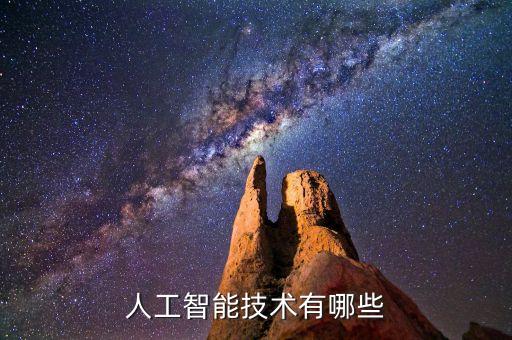 人工智能技術(shù)有哪些