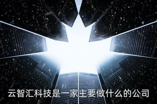 云智匯科技是一家主要做什么的公司