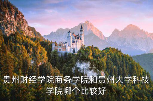 貴州聚誠智能科技怎么樣，貴州財經(jīng)學(xué)院商務(wù)學(xué)院和貴州大學(xué)科技學(xué)院哪個比較好