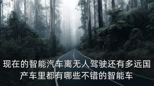 現(xiàn)在的智能汽車離無人駕駛還有多遠(yuǎn)國產(chǎn)車?yán)锒加心男┎诲e的智能車