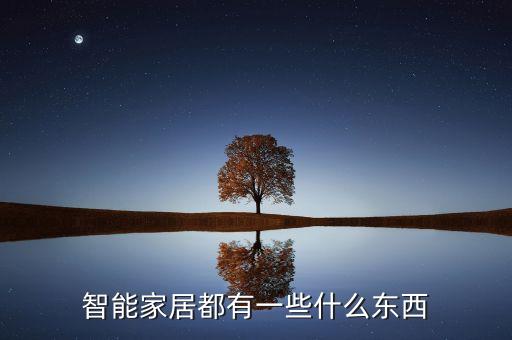 智能家居都有一些什么東西