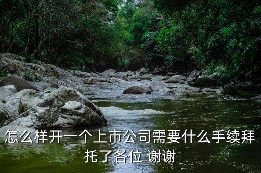 長江智能科技怎么申請上市，上市公司上市程序
