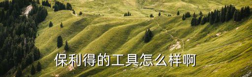 保利得的工具怎么樣啊