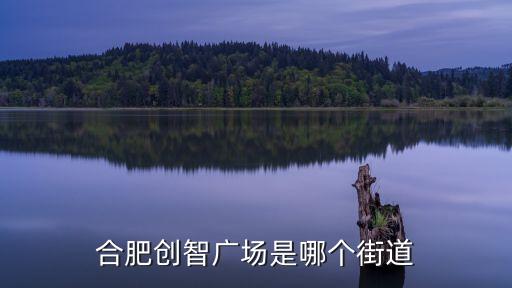 合肥創(chuàng)智廣場是哪個(gè)街道