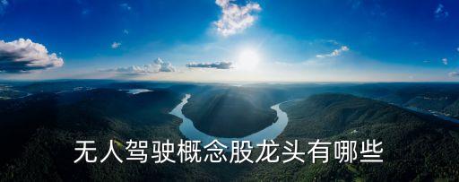 無人駕駛概念股龍頭有哪些