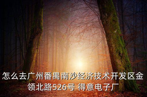 廣州駿嘉智能科技怎么玩，怎么去廣州番禺南沙經(jīng)濟(jì)技術(shù)開發(fā)區(qū)金領(lǐng)北路526號(hào) 得意電子廠