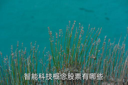 智能科技概念股票有哪些