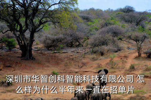 深圳市華智創(chuàng)科智能科技有限公司 怎么樣為什么半年來一直在招單片