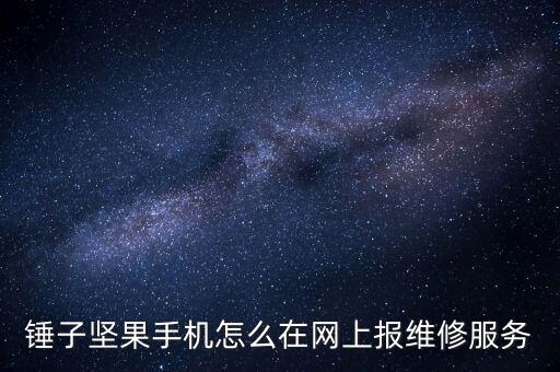 如何投訴堅(jiān)果智能科技，錘子堅(jiān)果手機(jī)怎么在網(wǎng)上報(bào)維修服務(wù)