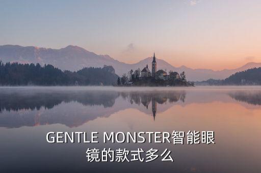 GENTLE MONSTER智能眼鏡的款式多么