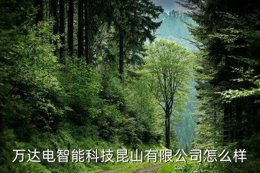 萬達電智能科技昆山有限公司怎么樣