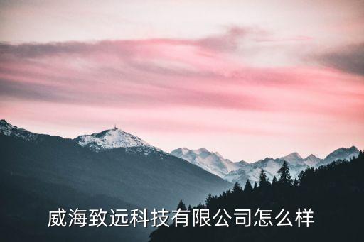 致遠(yuǎn)智能科技怎么樣，請教大家都覺得致遠(yuǎn)這公司怎樣呀