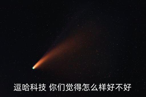 逗哈科技 你們覺得怎么樣好不好