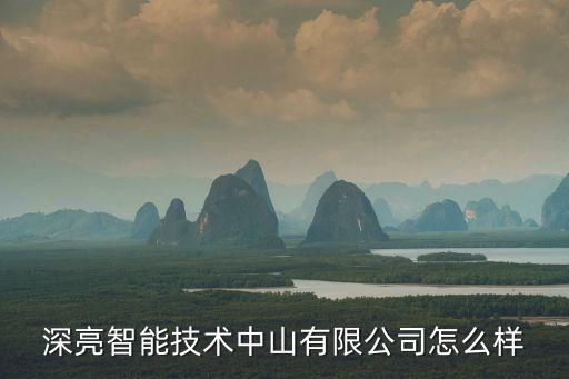 深亮智能技術(shù)中山有限公司怎么樣
