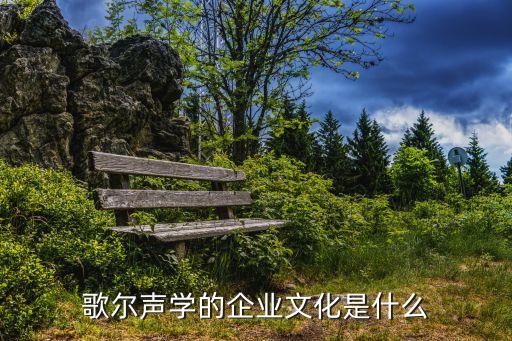 歌爾智能科技做什么的，歌爾聲學(xué)的企業(yè)文化是什么
