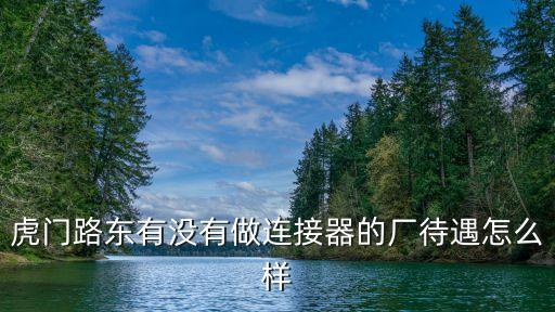 虎門環(huán)力智能科技怎么樣，虎門路東有沒(méi)有做連接器的廠待遇怎么樣