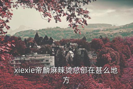 xiexie帝麟麻辣燙總部在甚么地方