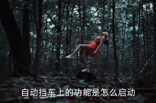 自動(dòng)擋車上的功能是怎么啟動(dòng)