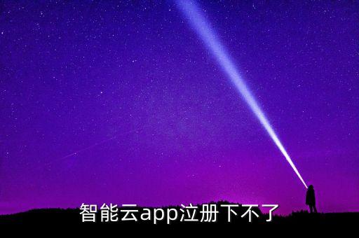 智能云app泣冊下不了