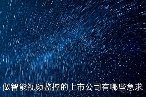 視頻智能科技公司有哪些，智能影音做的好的公司有哪一些
