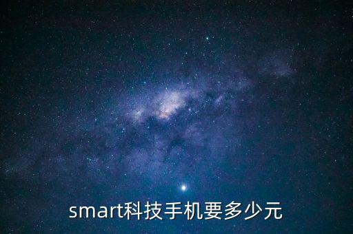 smart科技手機要多少元