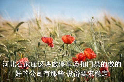 河北石家莊這塊做停車場(chǎng)和門禁的做的好的公司有那些 設(shè)備要求穩(wěn)定