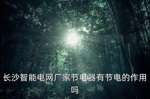湖南智能節(jié)電科技公司怎么樣，長沙智能電網(wǎng)廠家節(jié)電器有節(jié)電的作用嗎