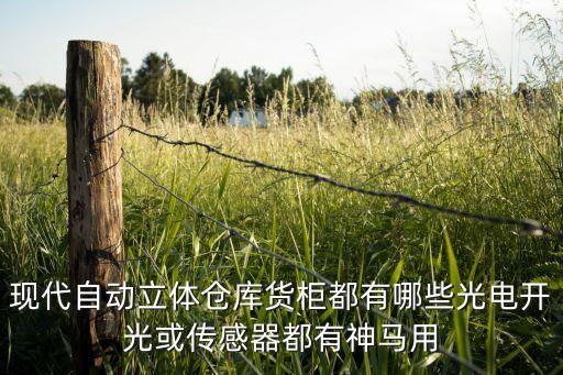 現(xiàn)代自動(dòng)立體倉(cāng)庫(kù)貨柜都有哪些光電開(kāi)光或傳感器都有神馬用