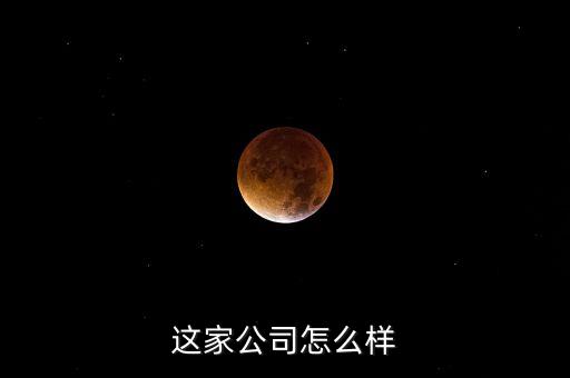 這家公司怎么樣
