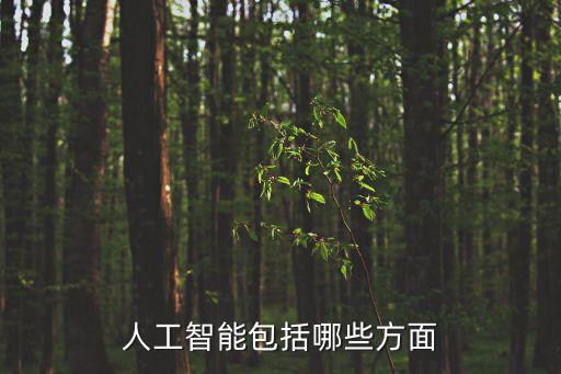 人工智能 科技領域有哪些，人工智能包括哪些方面